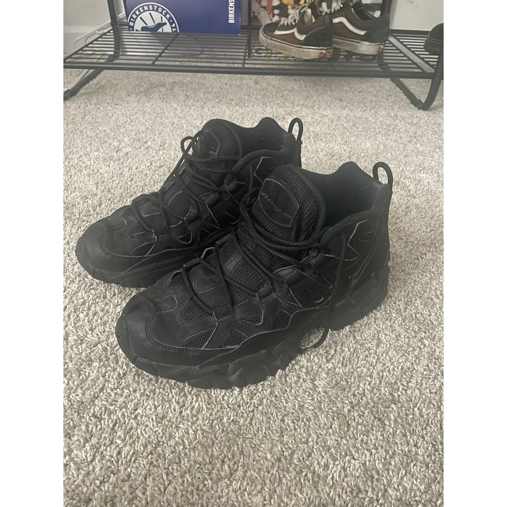 Nike Air Slant Mid Athletic Shoe Men's Size 10.5 678010-099 Triple Black No Box